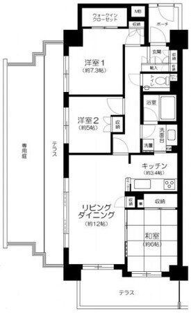 亀戸駅 徒歩8分 1階の物件間取画像